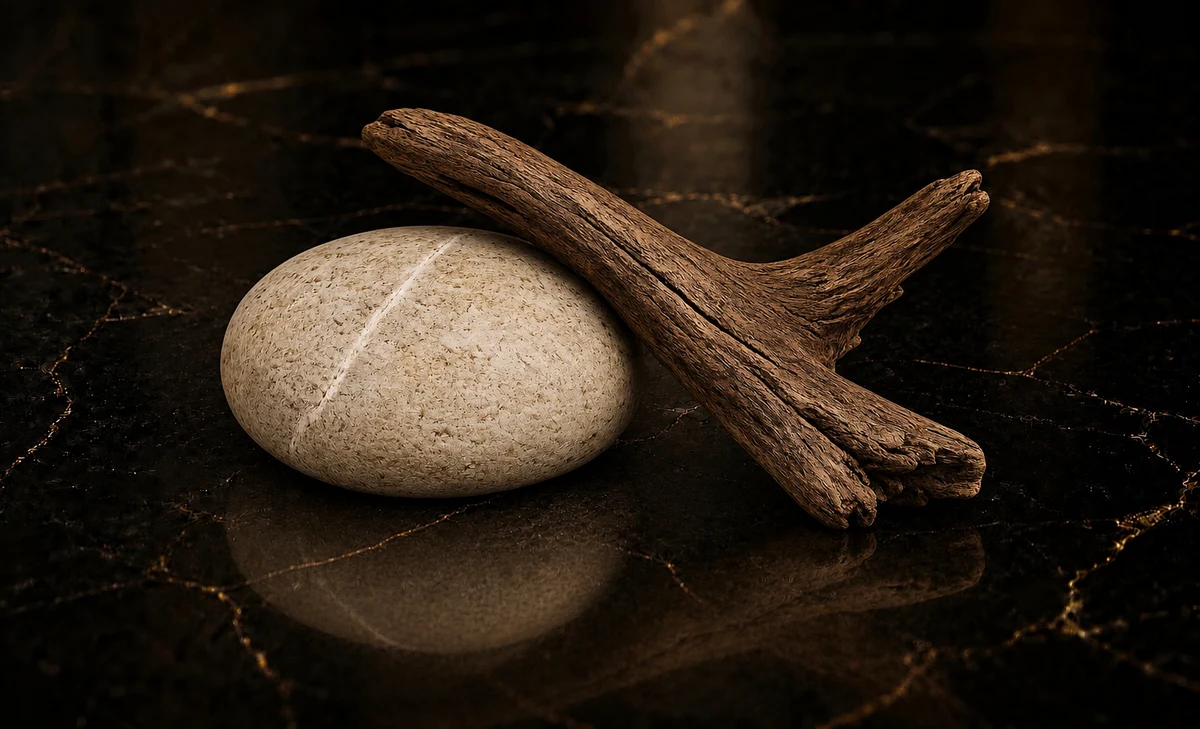 Driftwood and stone — places that shaped us